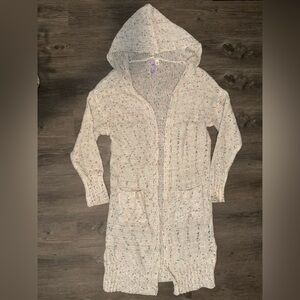 Cozy Knit Hooded Cardigan